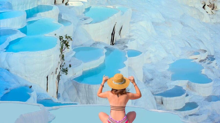 From Antalya/Kemer: Pamukkale Tour with Lunch and Transfers - Three hours across the Pamukkale terraces
