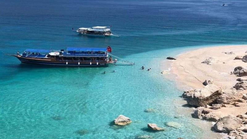 From Antalya/Kemer: Suluada Island Boat Trip with Sunset - Lunch on deck