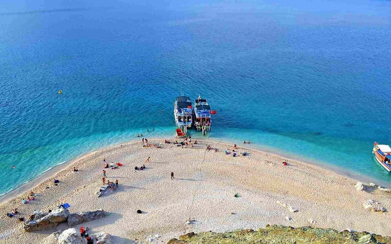 From Antalya/Kemer: Suluada Island Boat Trip with Sunset - Boarding at Adrasan Harbor