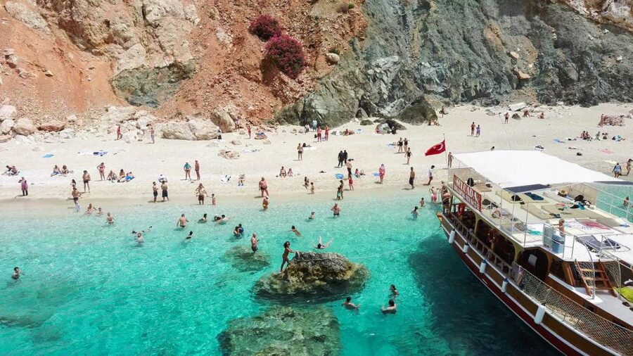 From Antalya or Kemer: Suluada Island Boat Trip with Lunch - From Antalya or Kemer to Adrasan Harbor