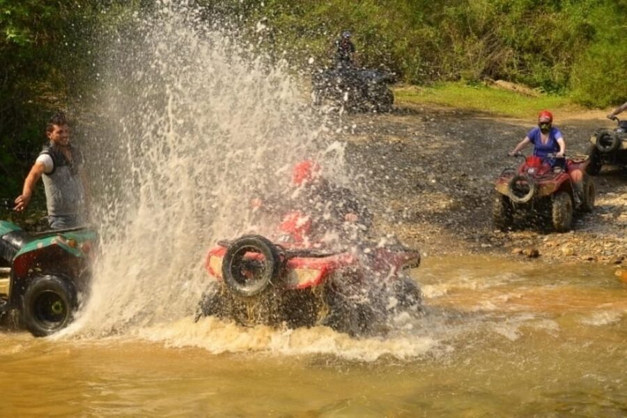 From Belek, Antalya Thrilling Quad Safari Adventure - Kurşunlu Waterfall or Lara Beach