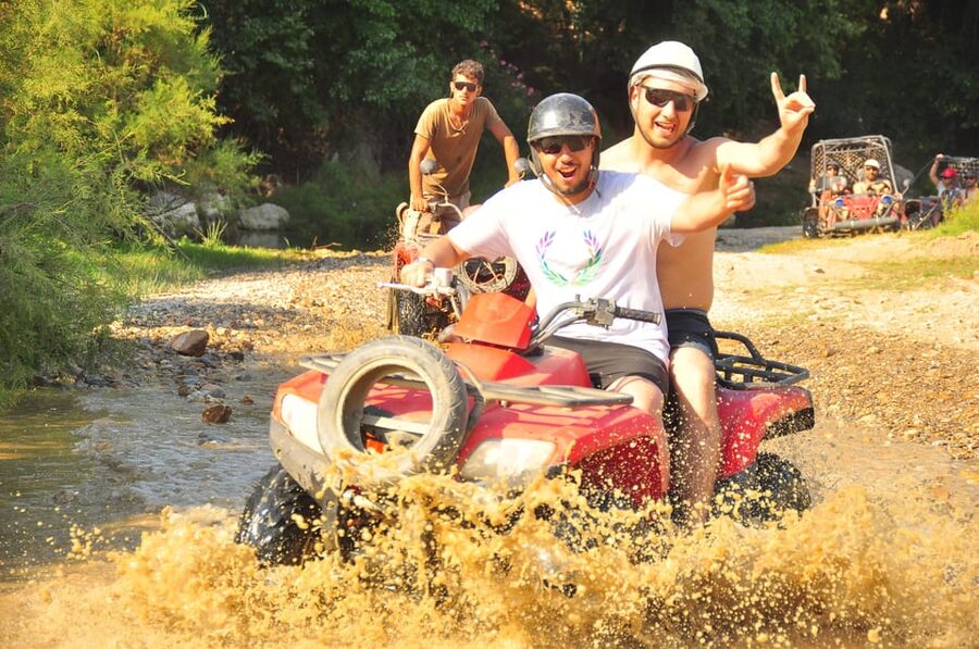 From Belek, Antalya Thrilling Quad Safari Adventure - From hotel door to forest track