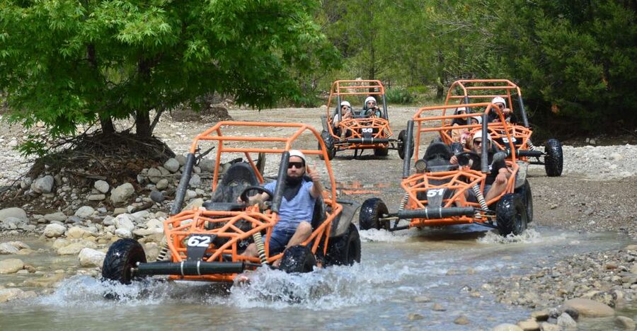 From Belek: Fully Combo Zipline, Quad Safari, Rafting, Lunch - A full adventure day from Belek