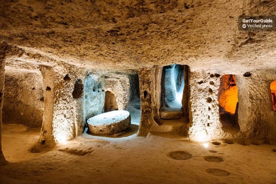 From Cappadocia: Green Tour with Hikes, Caves & Lunch - Going below ground at Kaymakli