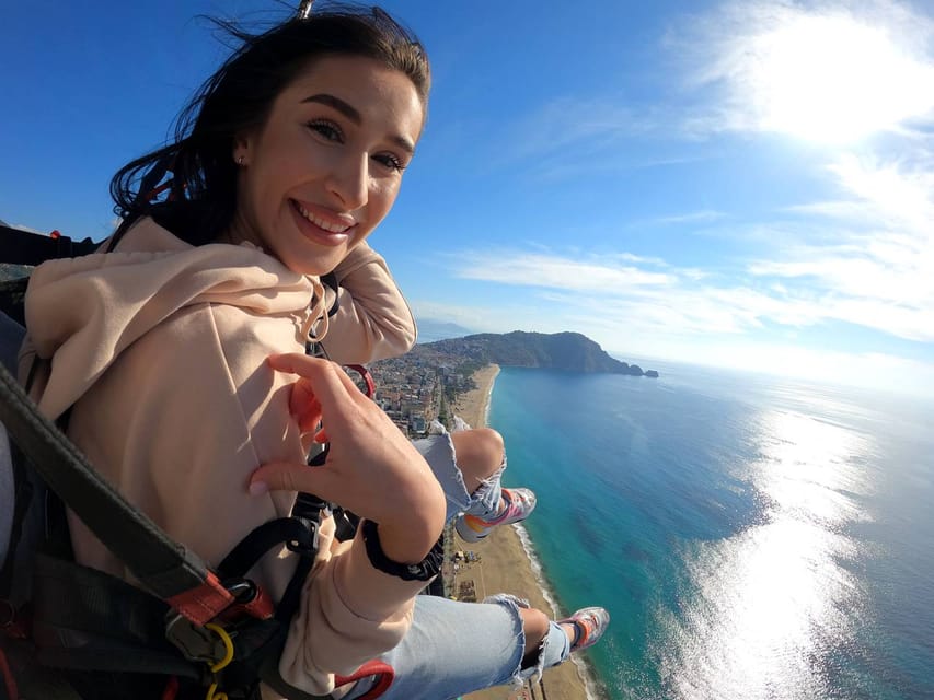 From City of Side: Alanya Tandem Paragliding w/ Beach Visit - Who will enjoy this most