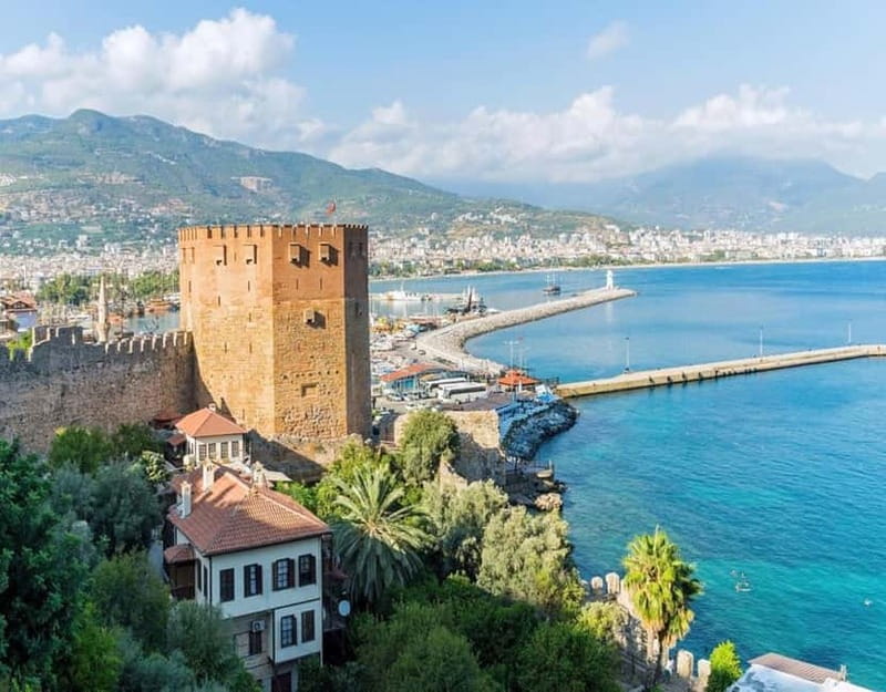 From City of Side: Alanya Tour with Lunch, Boat & Cable Car - Alanya Castle and the cable car ride