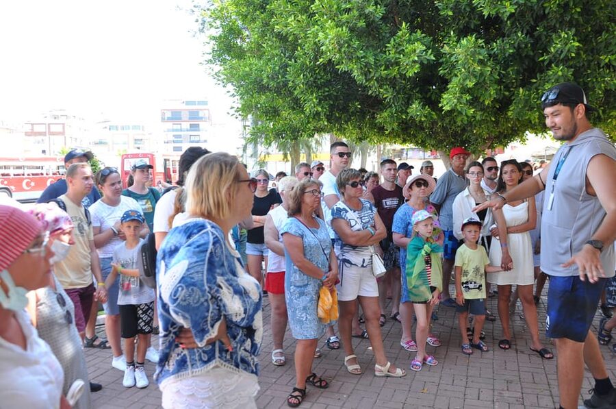 From City of Side: Cabrio Bus Safari & Boat Tour with Lunch - Lunch, shopping, and extra stops
