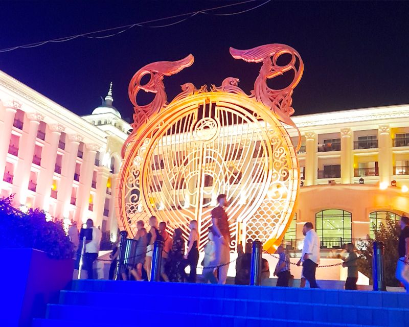 From city of Side Land of Legends Night Show - The 9:00 PM show and changing programs