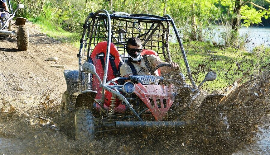 From city of Side: Taurus Mountains Buggy Safari - A Short, Muddy Route Into the Taurus Mountains
