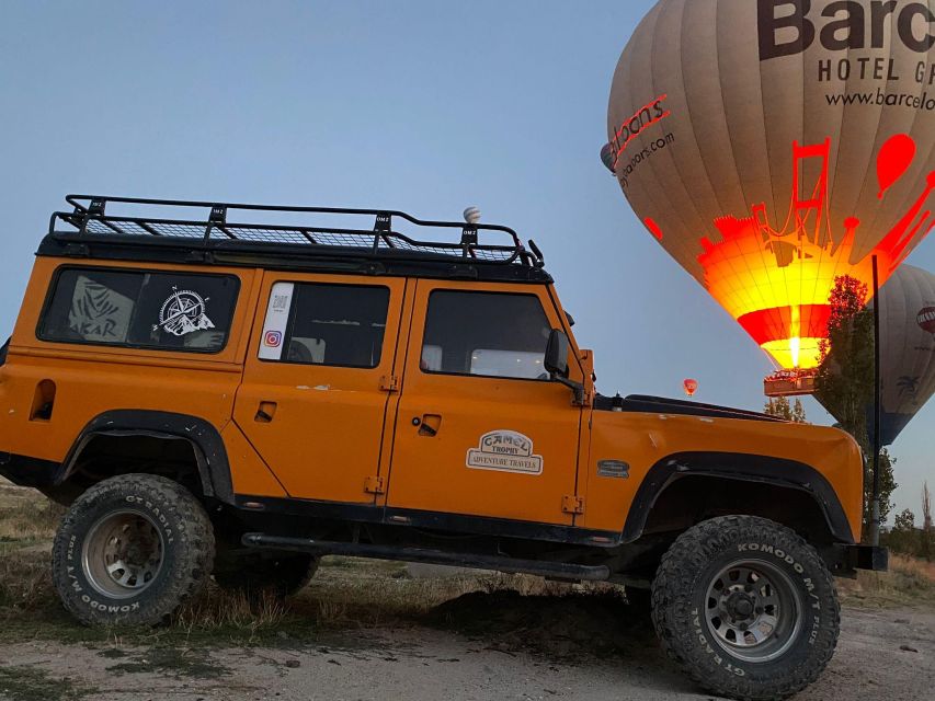 From Göreme/Ürgüp: Cappadocia Jeep Safari Sunrise or Sunset - Sunrise brings balloons and soft light
