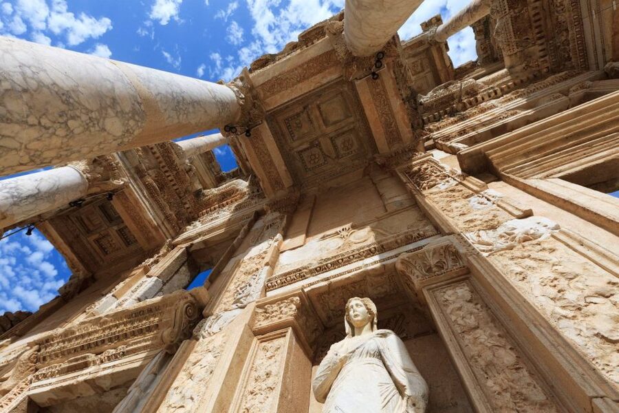 From Istanbul: 2-Day Ephesus, Pamukkale, & Hierapolis Tour - Walking the white terraces at Pamukkale