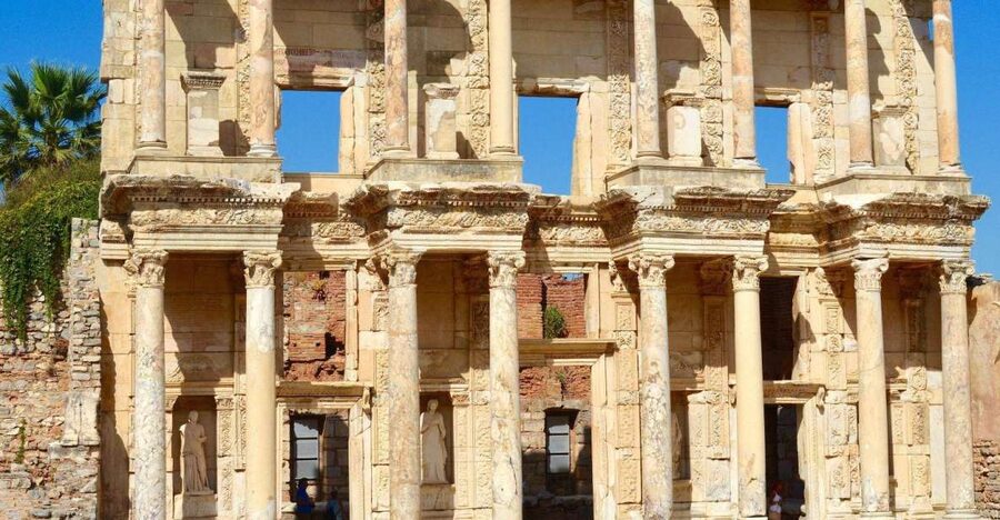 From Istanbul: 2-Day Ephesus, Pamukkale, & Hierapolis Tour - Day one: flying to Izmir and entering Ephesus