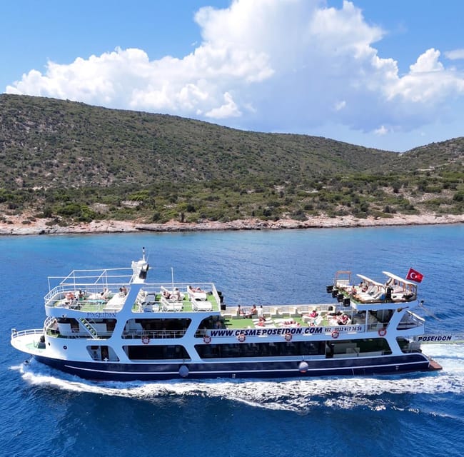 From Izmir: Full Day Boat Trip around Cesme with BBQ Lunch - BBQ lunch with fish or chicken