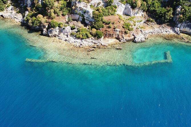 From Kas: Day Trip to Kekova, Demre and Myra - Pirates Cave and the first serious swim stop