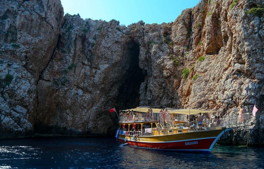 From Kemer, Antalya, Belek: Adrasan Suluada Island Boat Tour - Setting out for Suluada