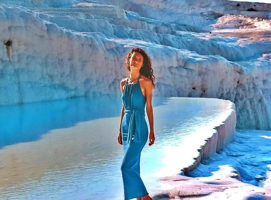 From Kusadasi: Pamukkale & Hierapolis Tour with Entry Ticket - Cleopatra’s Pool and the thermal water