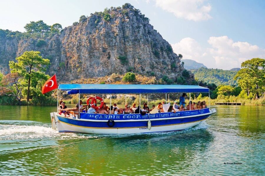From Marmaris: Day Trip to Dalyan with Lunch - Sailing toward Dalyan and the Kaunos tombs