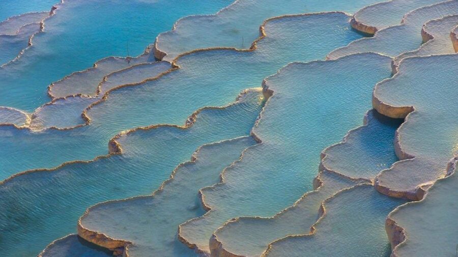 From Selcuk/Kusadasi/Izmir: Pamukkale Full-Day Tour - Walking through Hierapolis beside the terraces