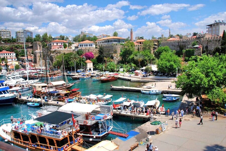 Full-Day Antalya City Tour & Düden Waterfall from Side - Walking through Kaleiçi and Antalya’s old center