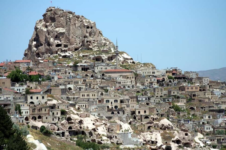 Full Day Cappadocia Combined Red and Green Tour with Pickup - Uchisar Fortress and the view from above