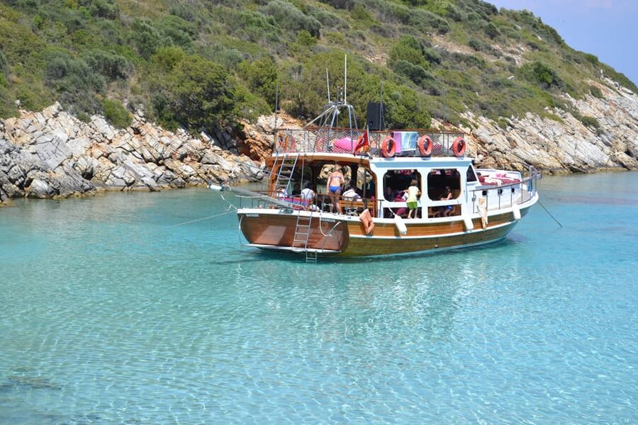 Full-Day Orak Island Boat Trip from Bodrum - Rabbit Bay closes the swimming program