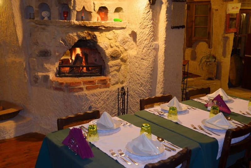 Göreme: Dinner and Folk Show at a Cave Restaurant - The outdoor fire dance is the evening’s big finish