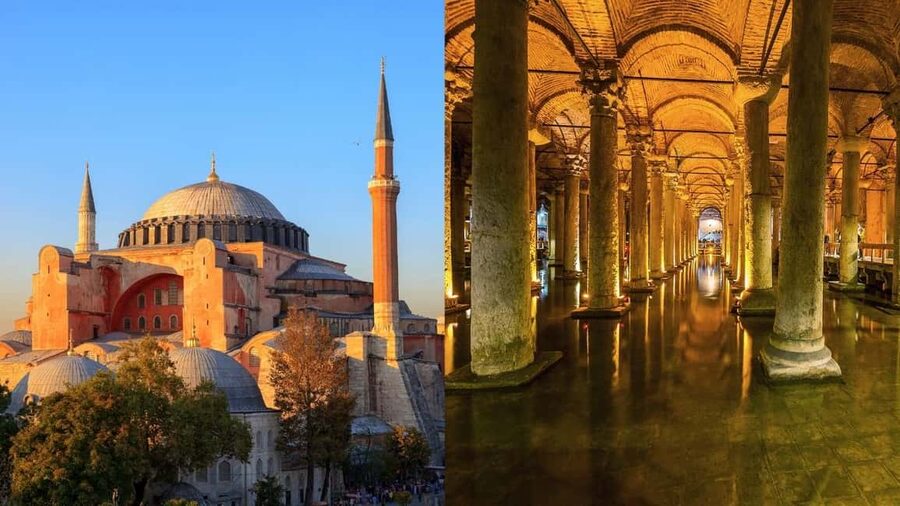 Istanbul: Basilica Cistern & Hagia Sophia Combo Ticket - Descending into the Basilica Cistern