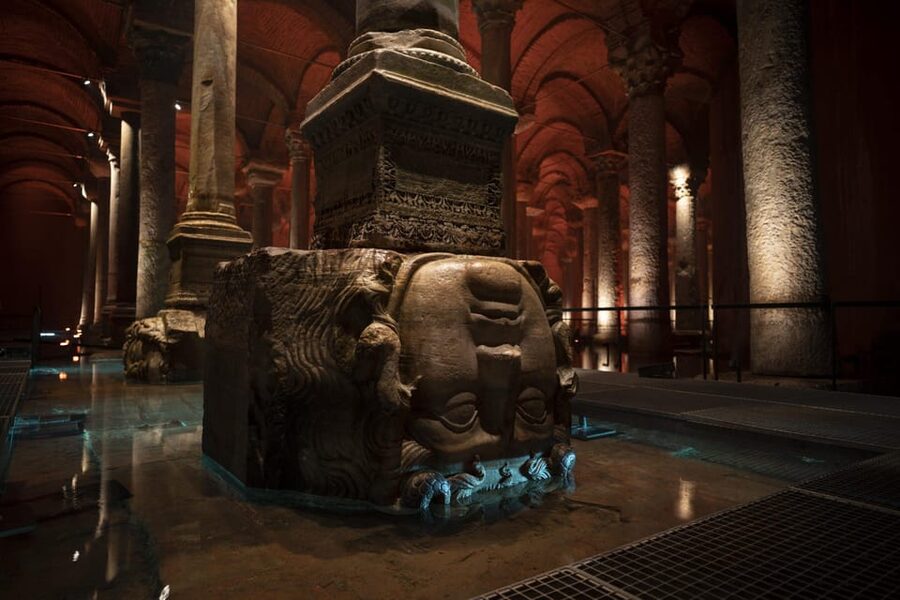 Istanbul: Blue Mosque, Hagia Sophia, & Basilica Cistern Tour - Going underground at the Basilica Cistern