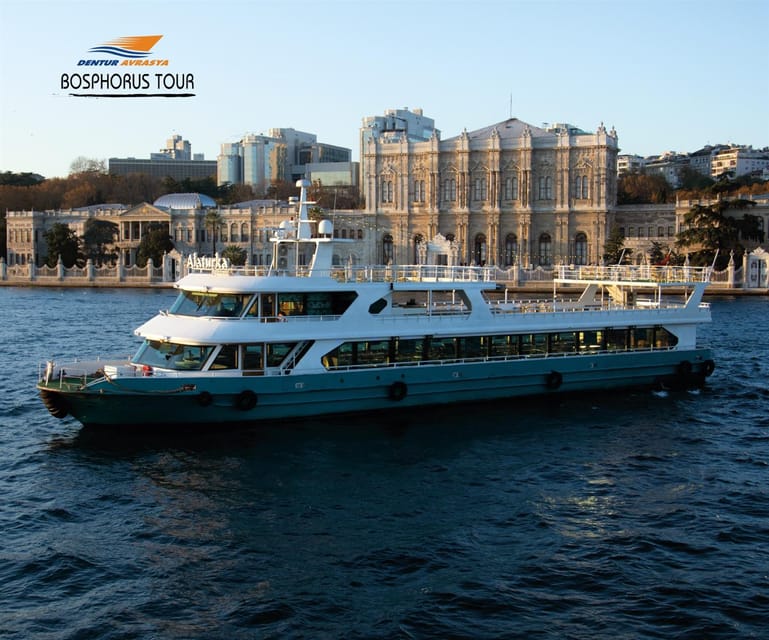 Istanbul: Bosphorus Cruise from Europe or Asia & Audio Guide - What the boat is like during the 90 minutes