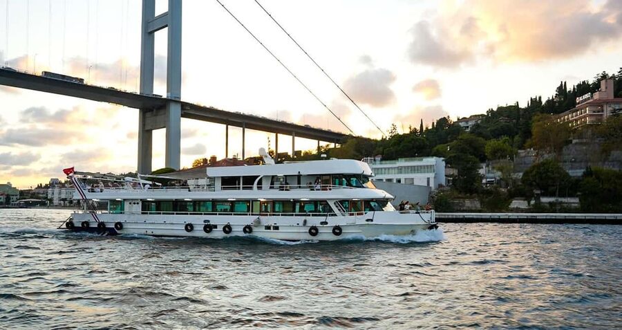 Istanbul: Bosphorus & Golden Horn Cruise Daytime or Sunset - Palaces and mosques along the European shore