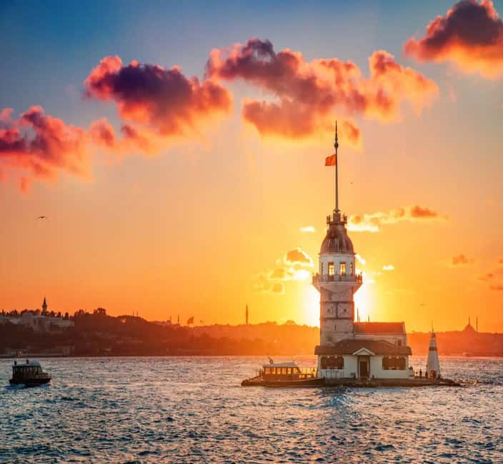 Istanbul Bosphorus Morning Cruise Guided Tour - Maiden’s Tower, the first great photo stop