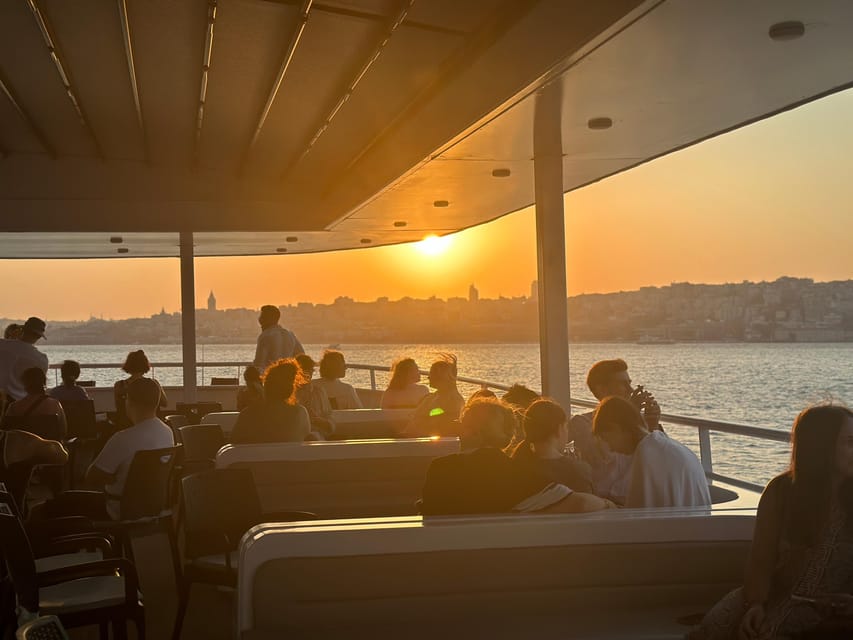 Istanbul: Daytime or Sunset Sightseeing Cruise & Audio Guide - Food, drinks, and the different ticket choices