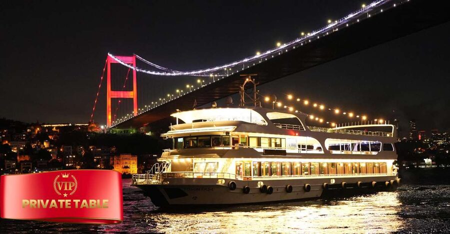 Istanbul: Dinner Cruise and Entertainment with Private Table - Boarding, welcome drinks, and the first views
