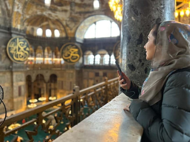 Istanbul: Hagia Sophia Ticket with Audio Guide & Blue Mosque - Two mosques, two very different stories