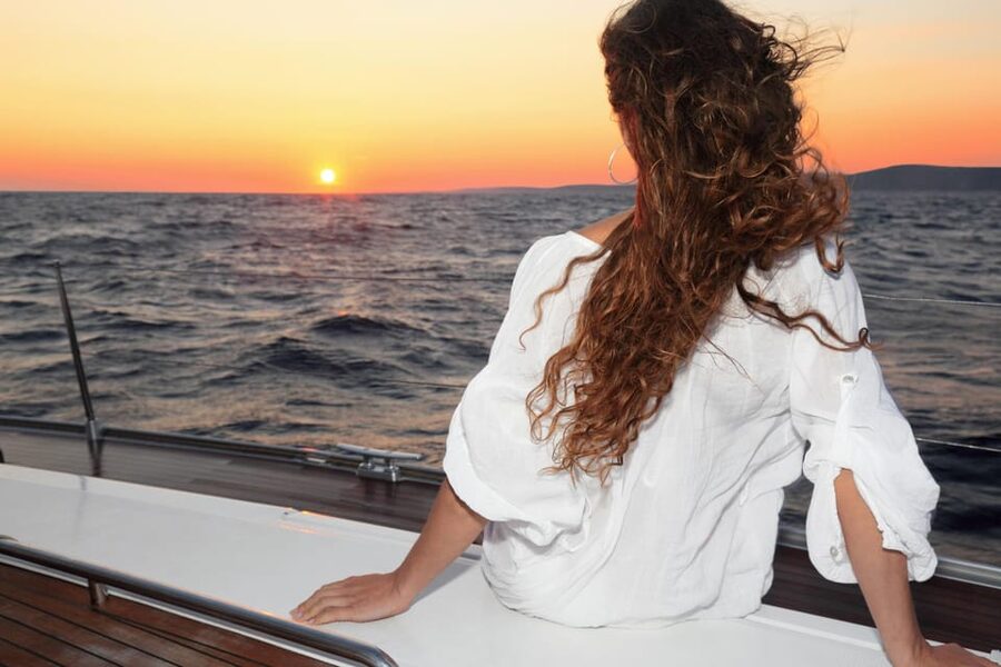 Istanbul: Morning or Sunset Cruise with Guide and Snacks - Çırağan Palace and the first bridge
