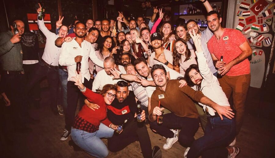 Istanbul: Rooftop Pub Crawl with Party Bus - The guides: Beyza, Soraya, Tuçe, and the team