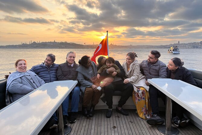 Istanbul Sunset Cruise on the Bosphorus - Maiden’s Tower at the turning point
