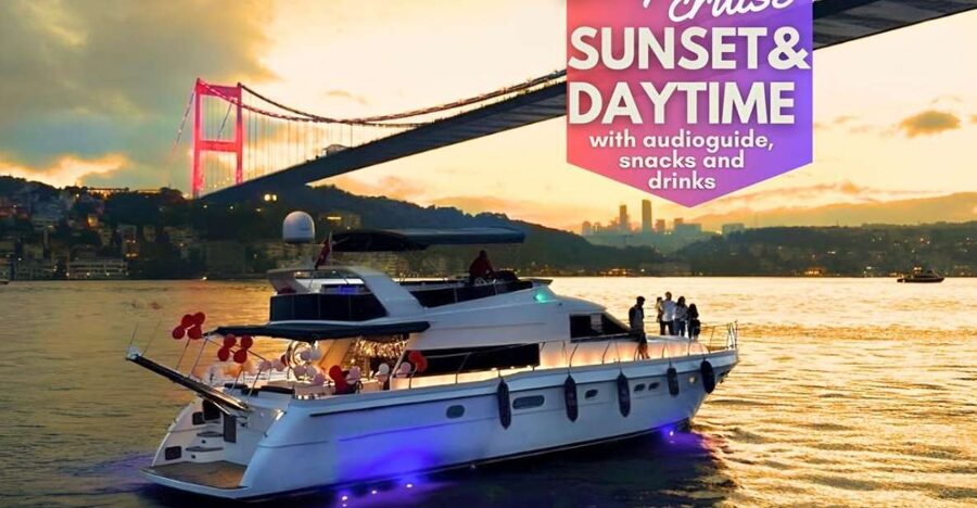 Istanbul: Sunset or Day Small-Group Yacht Cruise with Snacks - Daytime or sunset: which sailing should you choose?