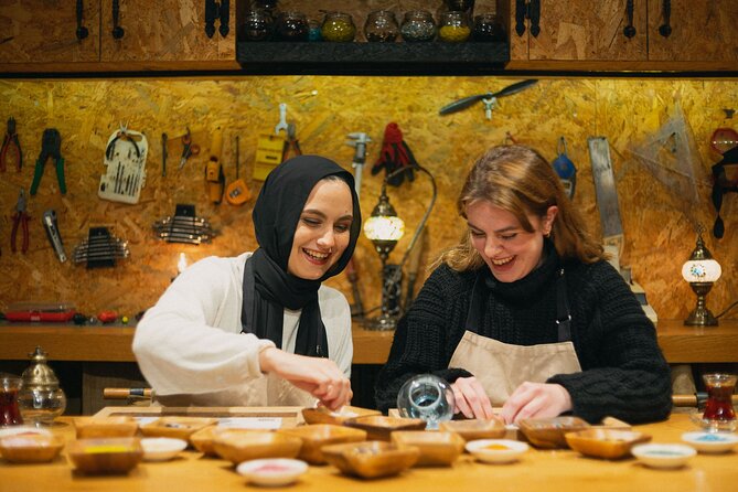 Istanbul Turkish Mosaic Lamp Workshop in Old Town - All Included - Coffee, snacks, and the short introduction