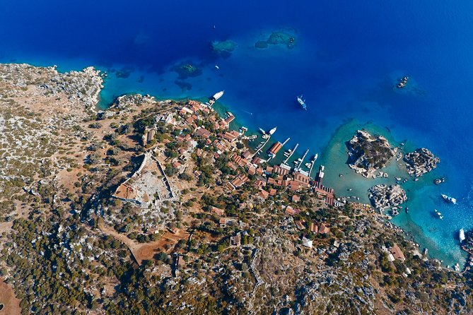 Kas: Kekova Island Sunken City & Historical Sites Boat Tour - Karakol Islands brings food and scenery together