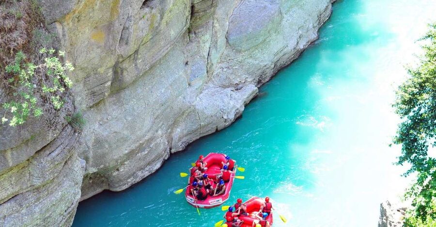 Köprülü Canyon Antalya: Whitewater Rafting Trip - Rapids, swimming, and cold spring water
