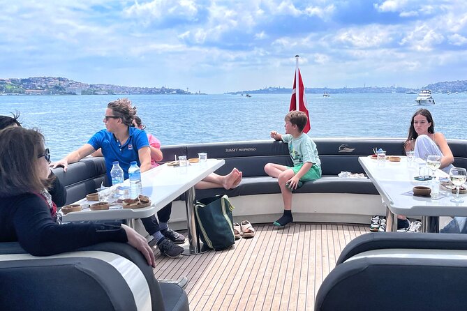 Luxury Bosphorus Yacht Tour – Asian Side Stop & Exploration - Rumeli Fortress and the second bridge