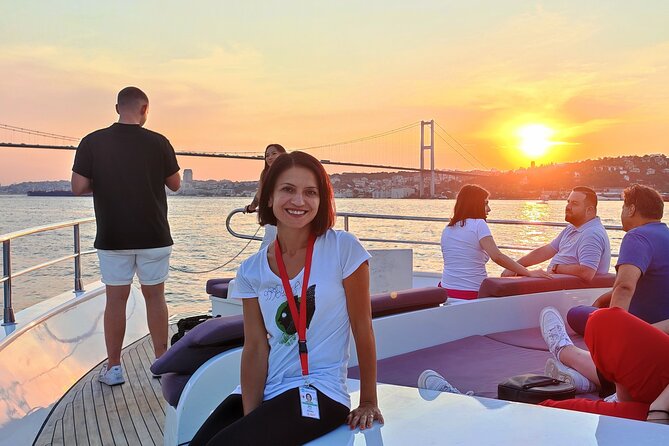 Luxury Sunset Yacht Cruise on the Bosphorus – Refresh & Relax - Returning past the Golden Horn and Maiden’s Tower