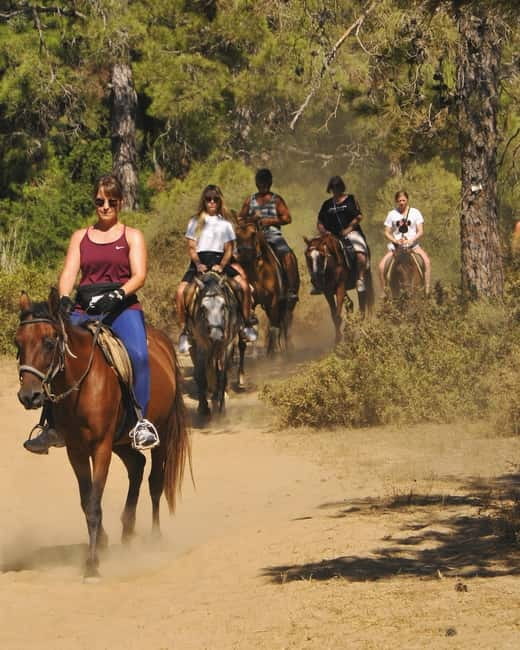 Manavgat Side: Horse Riding on the Beach and in the Forest - The pine forest route