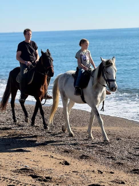 Manavgat Side: Horse Riding on the Beach and in the Forest - Reaching the beach near Side