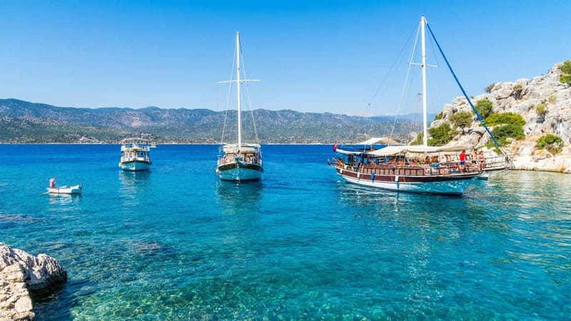Marmaris: Boat Trip w/Lunch, ansfer & Unlimited Drinks - Setting out from Marmaris to Aquarium Bay