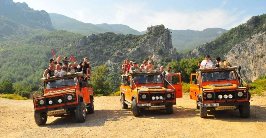 Marmaris: Jeep Safari Adventure Trip With Lunch - Pickup and the first splash