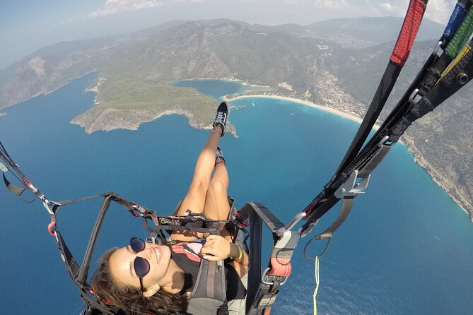 Oludeniz Paragliding Fethiye Turkey, Additional Features - Stop 1: Ölüdeniz Blue Lagoon from above