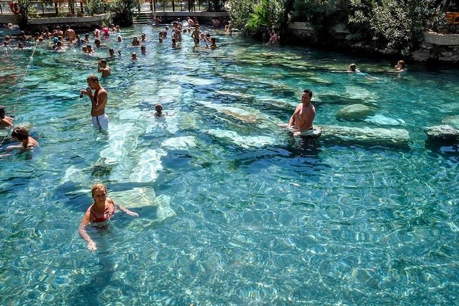 Pamukkale Small Group Tour From Kusadasi or Selcuk - Walking the white thermal terraces