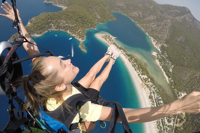 Paragliding Oludeniz - Fethiye, Turkey - The launch, with the first view of the coast